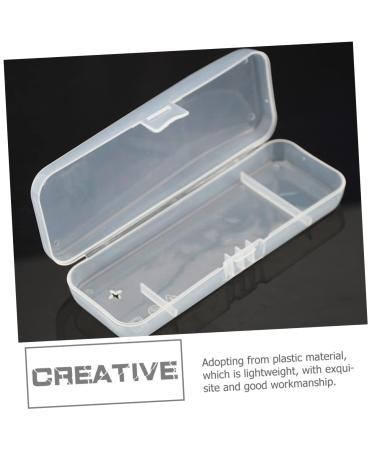 Frcolor 50-Piece Portable Razor Storage Box - Clear Plastic Container for Razors | Travel-Friendly Razor Holder - Buy Online on GoSupps.com
