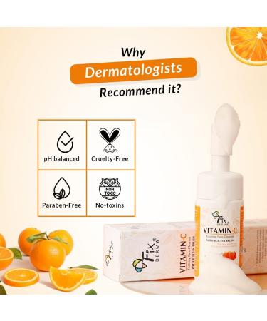 PUB Vitamin C Foaming Face Cleanser 100ml | Exfoliating Face Wash for Women & Men | Evens Skin Tone Reduces Fine Lines & Wrinkles - Buy Online on GoSupps.com