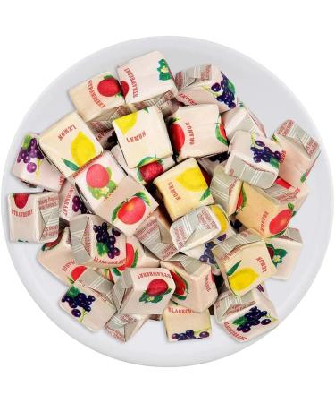 Fruit Caramel Fruit Chews Wedding Sweets Party Bags - Individually Wrapped Fruit Caramels (1kg) - Buy Online on GoSupps.com