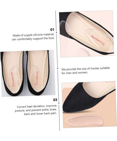 Buy MAGICLULU 8 Pairs Heel Pad Inserts | Orthotic Gel Insoles for Foot Comfort & Correction - International Shipping Available - Buy Online on GoSupps.com