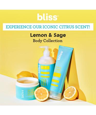 Bliss Lemon & Sage Soapy Suds Body Wash - 17 Fl Oz - Gentle, Hydrating, Paraben-Free - Vegan & Cruelty-Free - Buy Online on GoSupps.com