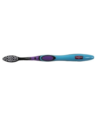 Top Med ETS Extra Hard Smokers Toothbrush - 1 Count (Color May Vary) - Buy Online on GoSupps.com