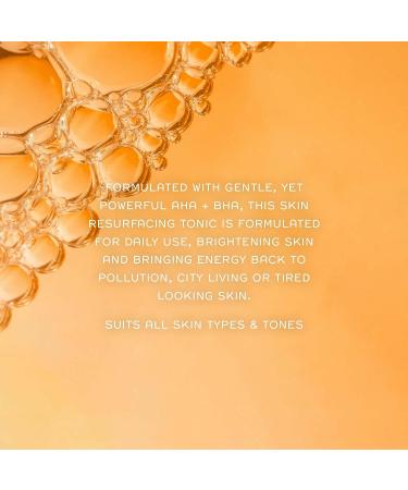 REN Clean Skincare Glow Tonic 16.9 Fl Oz - Daily Facial Brightening Exfoliant with AHAs & BHAs - Cruelty Free & Vegan Pore Reducing Toner - Buy Online on GoSupps.com