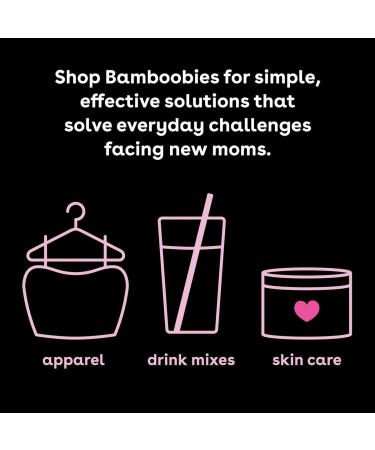 Super Soft Bamboobies Nursing Pads - Reusable & Washable Breast Pads for Breastfeeding - Milk Proof Bamboo Rayon Liner - Blue, 4 Pairs - Perfect Baby Shower Gifts - Buy Online on GoSupps.com