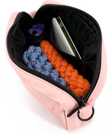 COOWONE Pink Dog Treat Bag - Ideal for Walking & Training Your Pet | Durable & Stylish - Buy Online on GoSupps.com