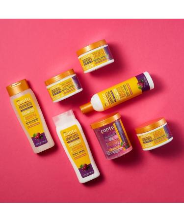 Cantu - Shampoing aux P pins de Raisin - Nettoyant Doux - Renforce et Nourrit - Pour Cheveux Boucl s Fris s et Ondul s - Formule Authentique - 400 ml - Buy Online on GoSupps.com