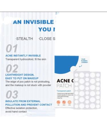Buy Invisible Acne Patches - 144 Hydrocolloid Stickers for Face & Body | Effective Acne Treatment - International Shipping - Buy Online on GoSupps.com