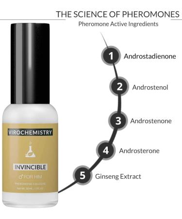 Pheromone Cologne Bold Extra Strength Formula for Him Invincible - 30ml - Buy Online on GoSupps.com