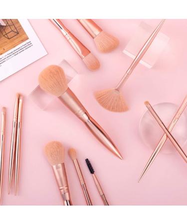 Makeup Brush 12 golden makeup brushes Professional premium synthetic luxury makeup brush kit With exquisite Beauty - Buy Online on GoSupps.com