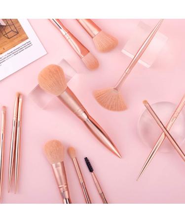 Buy Luxury 12-Piece Golden Makeup Brush Set | Professional Premium Synthetic Brushes for Flawless Beauty - Buy Online on GoSupps.com