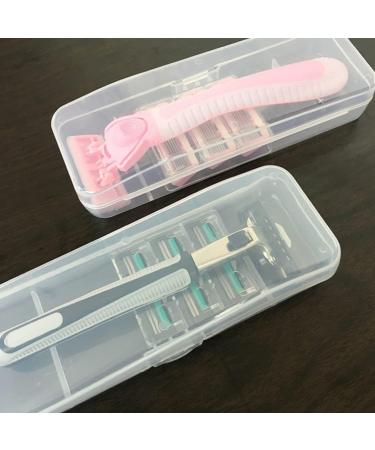Fomiyes 10-Piece Portable Razor Storage Box | Secure Travel Case for Outdoor Shaving | Ideal Shaver Bag Holder - Buy Online on GoSupps.com