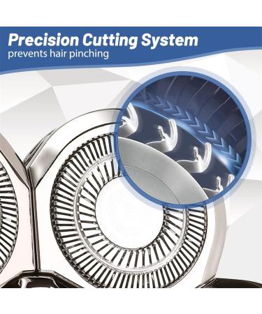 FEIMUOSI Electric Head Shaver for Men - 6-in-1 Rechargeable Razor with Beard Trimmer and Nose Hair Clipper - Buy Online on GoSupps.com