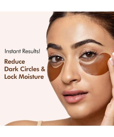 M_Caffeine Coffee Hydrogel Under Eye Patches | Reduce Dark Circles & Puffiness | 30 Pairs for Men & Women | Caffeine & Hyaluronic Acid | 2X Hydration | International Shipping - Buy Online on GoSupps.com