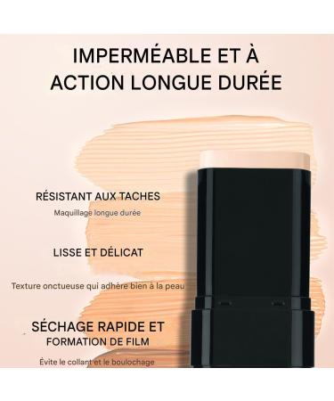  G n rique Foundation Makeup Sleek High-performance Full Coverage Stick Foundation Moisturizing Foundation 15G For Women | Multipurpose Outdoor Indoor Utility Durable - Buy Online on GoSupps.com