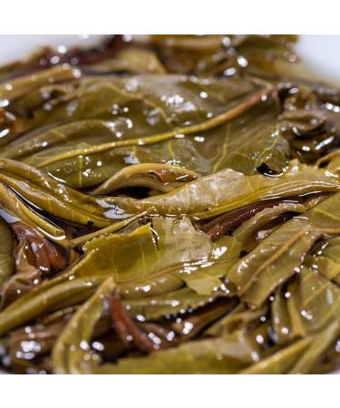 HQZM Yunnan Yiwu Guafengzhai Pure Material Puer Raw Tea Qizi Cake Tea with Pleasant Charm 357g - Buy Online on GoSupps.com