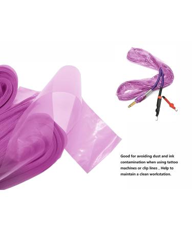 HuoHuo 100PCS Pink Disposable Clip Cord Sleeves Box - Tattoo Hygiene Covers for Machine Gun Accessories - Tattoo Supplies - Buy Online on GoSupps.com