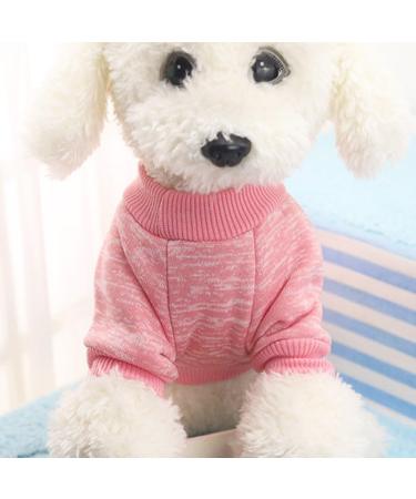 Buy Idepet Pet Cat Dog Sweater - Warm Fleece Coat for Small Medium Large Dogs & Cats - Pink & Gray - International Shipping - Buy Online on GoSupps.com