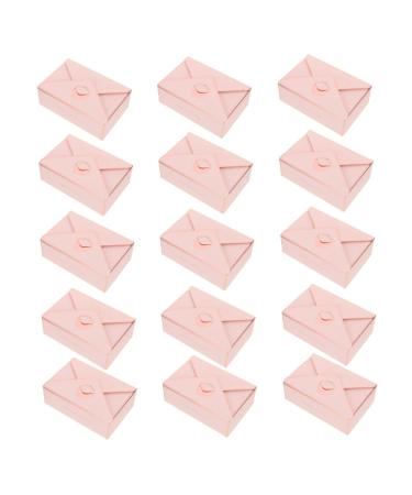 HOMSFOU 20 Pcs Candy Gift Box Birthday Gift Boxes Retro Decor Pink Decor Chocolates Wedding Party Favor Boxes Cupcake Holder Stand Container Bags Pink Paper Baby Personality Small Envelope 1 count (Pack of 1) Pink