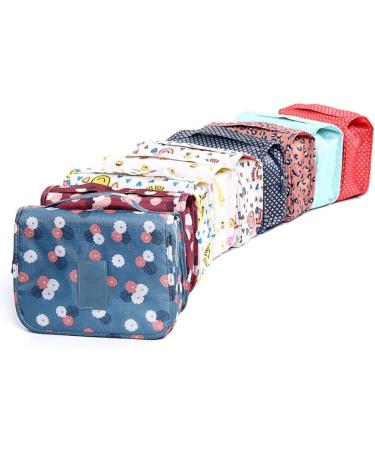 Sechunk Waterproof Travel Toiletry Bag | Hanging Multi-function Cosmetic Makeup Bag for Women (Blue) - Buy Online on GoSupps.com
