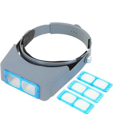 Portable Headworn Loupe Hands Free Headband Magnifier 1.5X 2X 2.5X 3.5X Lightweight for Reading Jewelers Watch Repair Supplies - Buy Online on GoSupps.com