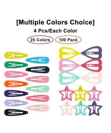 Snap Hair Clips Set - Non-slip Hair Barrettes for Girls, Women, Toddlers, Kids | ECADY - Buy Online on GoSupps.com