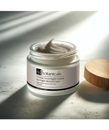 Dr Botanicals Green Tea 12 Hour Night Moisturizer 50ml | Revitalizes and repairs your skin while you sleep Antioxidant boost with powerful green tea extracts Hydration - Buy Online on GoSupps.com