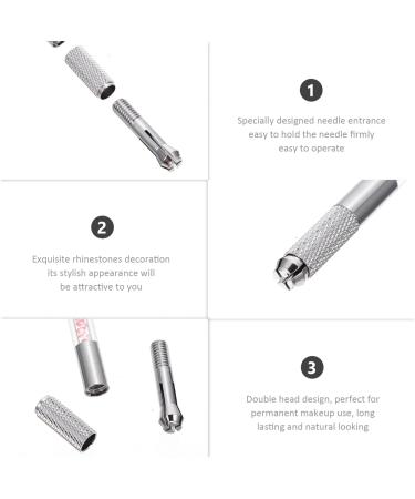 BIUDECO Microblading Pens 10pcs Crystal Eyebrow Pencil Hand Tools Pen Tattooing Tool Make up Cosmetics - Buy Online on GoSupps.com