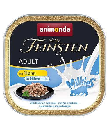 animonda Vom Feinsten Milkies Adult cat food wet food for adult cats with chicken in milk sauce 32 x 100 g