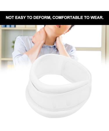 Adjustable Cervical Collar for Pain Relief | Traction Fixation Orthosis - White - International Shipping Available - Buy Online on GoSupps.com