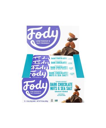 Fody Food Company Dark Chocolate Nuts & Sea Salt Snack Bar 12ct, 1.41 OZ