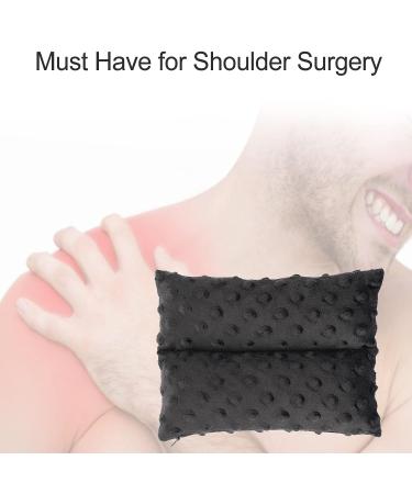 HapiPoppy Arm Sling Shoulder Cushion - Comfortable Support for Arm, Elbow, and Wrist Injuries - Minky Dot Black - For Women, Men, and Kids - Buy Online on GoSupps.com
