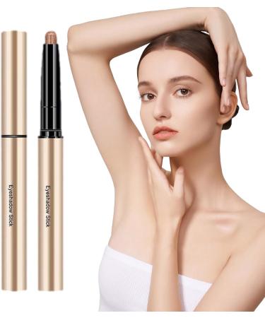 Eyeshadow Shimmer Stick - Long Lasting Eye Brightening Stick | Eye Brightening Pencil for Eyeshadow Makeup Kongque Eyeshadow Pencil - Buy Online on GoSupps.com
