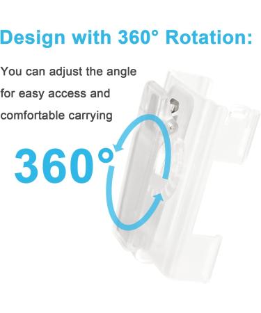 iGuerburn 360 Rotating Case for Tandem tslim X2 Insulin Pump Holder - Clear - Buy Online on GoSupps.com