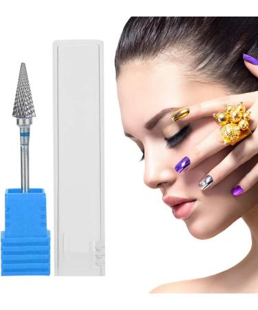 Tungsten Steel Nail Drill Bit for Manicure & Pedicure - Blue | Electric Cuticle Cleaning & Grinding Head Tool for Gel Nails - Home & Salon Use - Buy Online on GoSupps.com