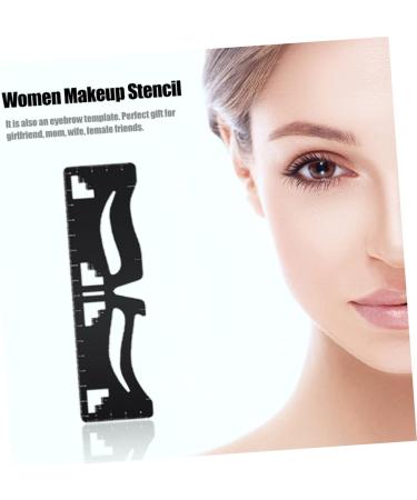 Beavorty Eyebrow Design Eyebrow Card Brow Mapping Ruler Stamp Kit Female Eyebrow Makeup Stencil Balance - Buy Online on GoSupps.com