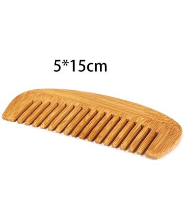 Comb Portable Health Care Peach Wood Comb Closed Tooth Massage Head wooden comb - Buy Online on GoSupps.com