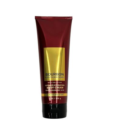 Bath & Body Works Bourbon Men's Ultra Shea Body Cream 8 oz - Hydrating and Nourishing Formula - Buy Online on GoSupps.com
