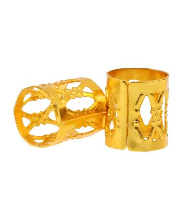 50pcs Braiding Beads for Hair Extensions - Gold Beads Pack for International Shipping - Buy Online on GoSupps.com