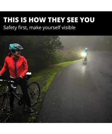 Shark 500 USB Rechargeable Bike Lights: Ultra Bright Front and Back Safety Lights for Night Riding - Mountain, Road, Kids & City Bicycles - Black Combo - Buy Online on GoSupps.com