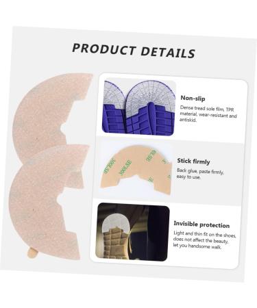 NOLITOY 3 Pairs Shoe Sole Stickers | Wear-Resistant Non-Slip Shoe Pads for High Heels & Gym | Ultimate Shoe Bottom Protector - Buy Online on GoSupps.com