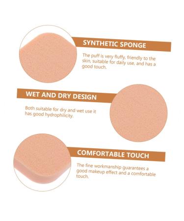 Beaupretty 30 pcs Square Puff Makeup Powder Puff Set - Wet & Dry Synthetic Sponges - Assorted Colors - Buy Online on GoSupps.com