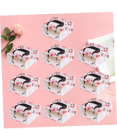 SEWOART 10pcs Xcm Tote Flower Storage Chocolate Bag Pattern Black Wedding Holiday - Buy Online on GoSupps.com