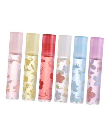 BESTYASH Lot de 6 Huiles L vres Hydratantes sans Couleur 6 3 Ml Base de Gloss L vres Naturelle pour Femmes et Adolescentes Hydratation et Protection Quotidienne