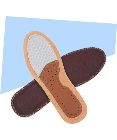 GLEAVI 3 Pairs Plantar Insoles - Breathable Leather Shoe Inserts for Sports & Comfort | Non-Slip Cowhide Foot Support - Buy Online on GoSupps.com