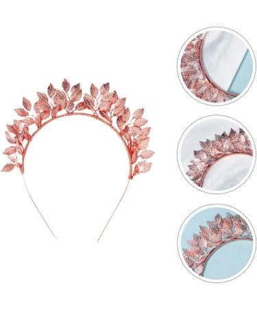 Lurrose Greek Goddess Headband Bridal Leaf Tiara Headband Leaf Vine Hair Hoop Vinatge Branch Hairband for Greek Costume Wedding Bridal Headpieces Rose Gold 18.5x12.5cm Rose Gold - Buy Online on GoSupps.com