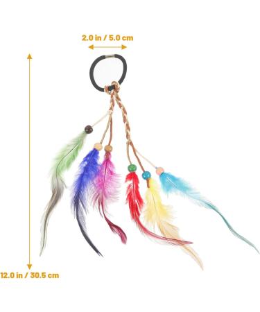 Didiseaon bridal hair accessories boho hair accessories Plume hair tie Beaded hair tie wedding hair accessories headpiece for women hair accessories for women bohemian Headband - Buy Online on GoSupps.com