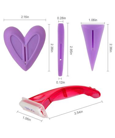 LITOON Bikini Trimmer Shaver for Women - 3-Piece Intimate Shaping Stencil Set - Buy Online on GoSupps.com