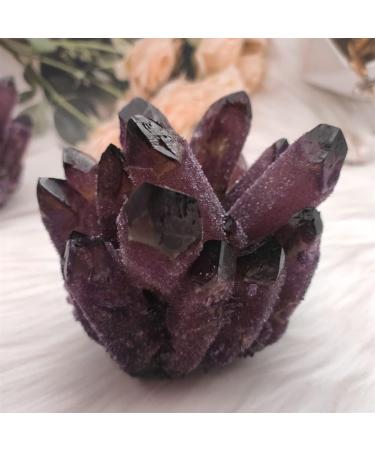 Home Decor 400-800g Natural Violet Quartz Crystal Cluster Crystals raw Gemstone for Home&Office Decoration fengshui Gifts Natural Crystal (Size : 500-600g) - Buy Online on GoSupps.com