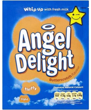 Birds Angel Delight Butterscotch Flavour 6 x 59gm Sachet - Buy Online on GoSupps.com