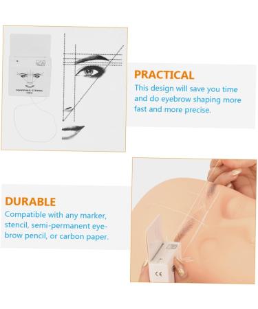 FOMIYES 3pcs Beauty Tools Pro Tools Brow Map Line Eyebrow Level Measure Tool Draw a Line Drawing Tool 4.6x1.8x7.5cmx3pcs Whitex3pcs - Buy Online on GoSupps.com